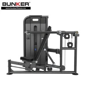aparato de chest press con peso integrado bunker gym bunker fitness