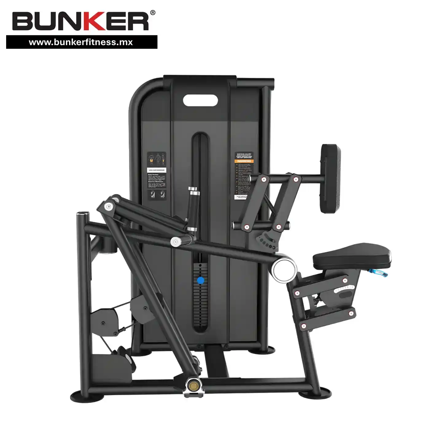 aparato devertical row con peso integrado bunker gym bunker fitness