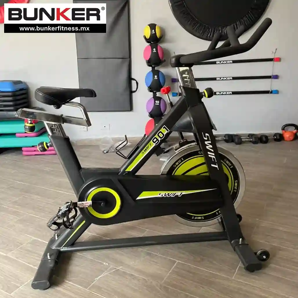 bicicleta spining swift para cardio ejercicio y gimnasio bunker gym bunker fitness