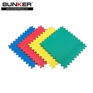 eva mat paquete 4 piezas de colores para piso para deportistas  para ejercicio y gimnasio en casa bunker gym bunker fitness