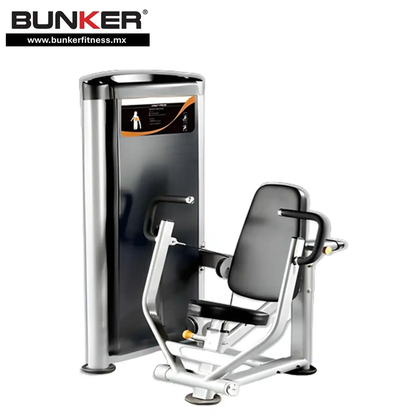 hs chest press con peso integrado  para ejercicio y gimnasio en casa bunker gym bunker fitness