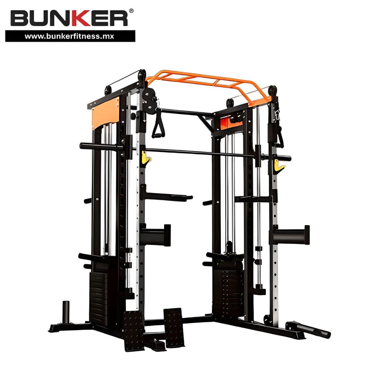 gimnasio multifuncional para ejercicio jaula smith machine bunker gym bunker fitness