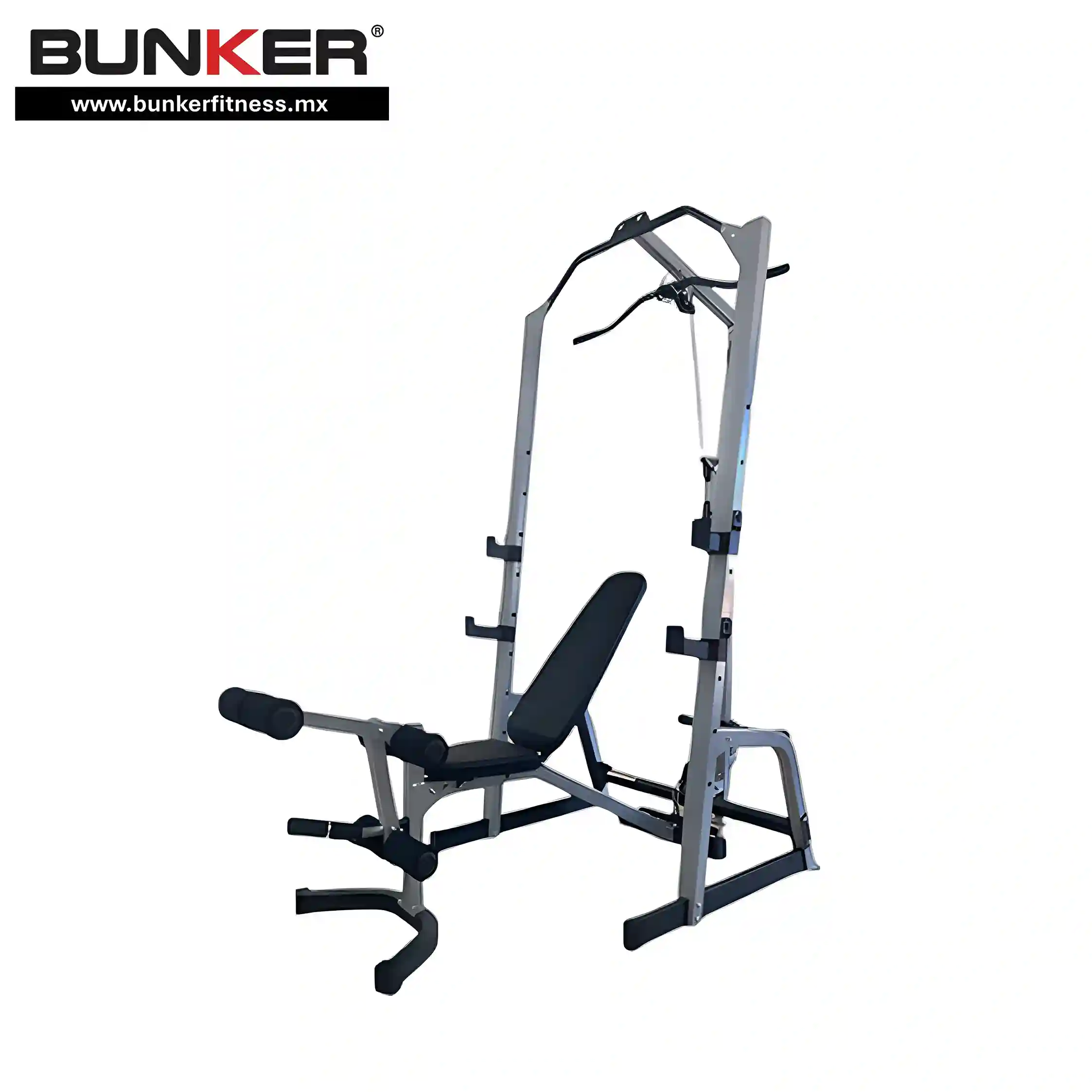 rack profesional multifuncional para ejercicio y gimnasio en casa bunker gym bunker fitness