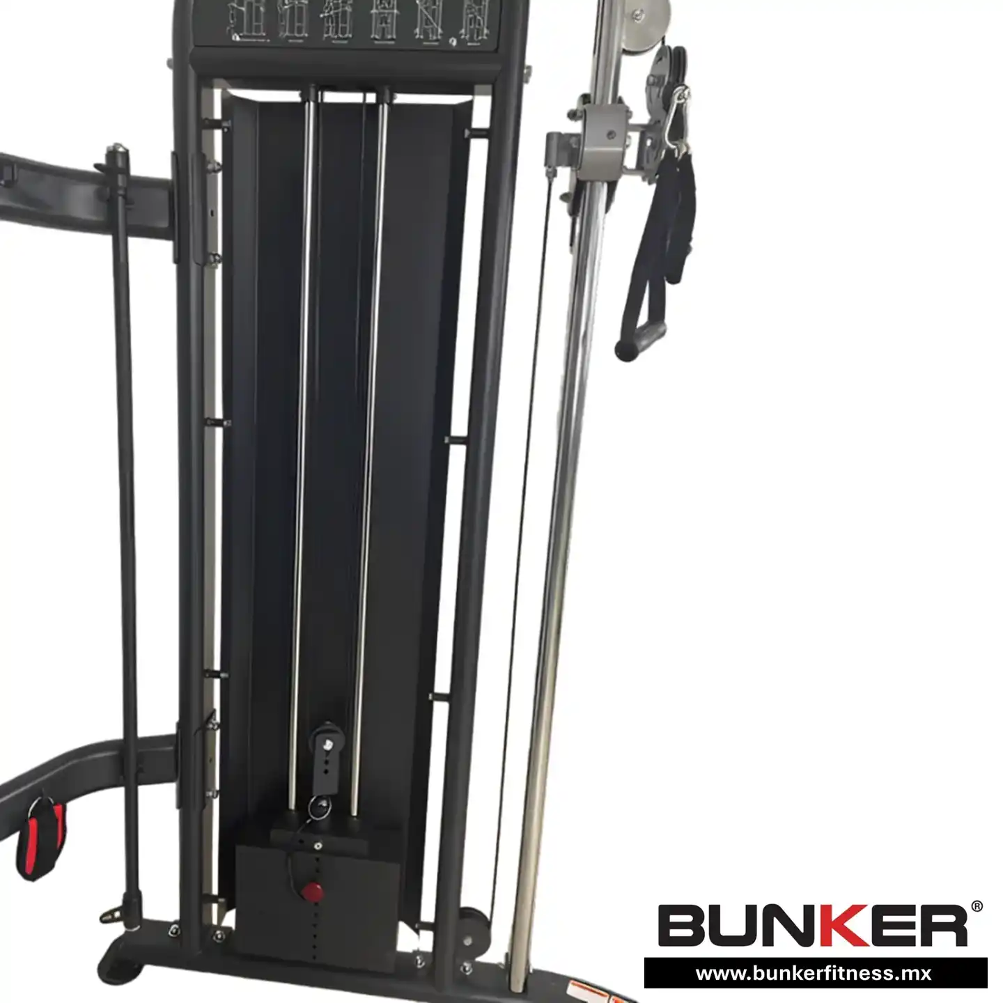 crossover corto  para ejercicio y gimnasio en casa bunker gym bunker fitness 3