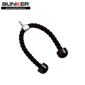 cuerda para triceps de uso rudo bunker fitness para ejercicio y gimnasio en casa bunker gym bunker fitness