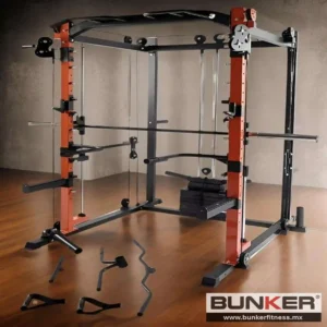Gimnasio multifuncional para cuerpo compelto power smith machine bunker gym bunker fitness