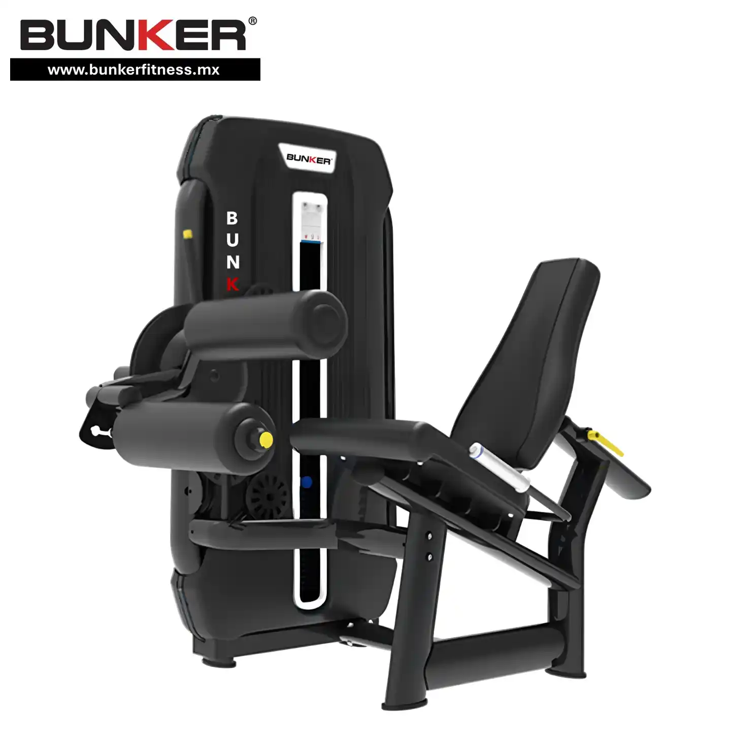 curl y extensión de piernas sentado bunker fitness para ejercicio en gym y gimnasio en casa bunker gym bunker fitness