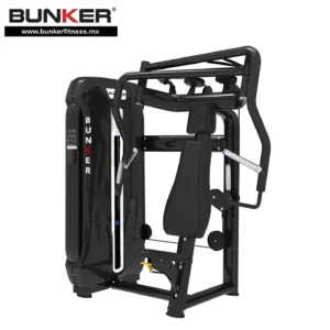 prensa de pecho sentado bunker fitness para ejercicio en gym y gimnasio en casa bunker gym bunker fitness