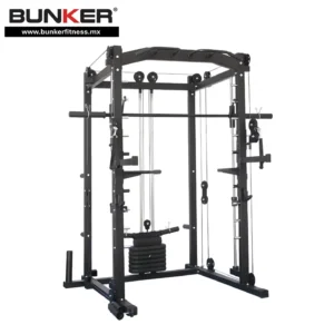 Power smith machine gimnasio todo en uno para cuerpo completo negro bunker gym bunker fitness