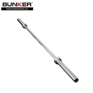 barra olímpica profesional 2.20M 16kgs sin buje bunker fitness Aparatos para hacer ejercicio Gimnasio en casa equipos de gimnasio