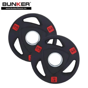 disco olimpico plastificado tres agarres bunker fitness Aparatos para hacer ejercicio Gimnasio en casa equipos de gimnasio 10