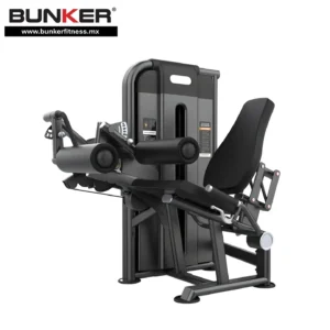 extensión de pierna y femoral sentado con peso integrado bunker fitness Aparatos para hacer ejercicio Gimnasio en casa equipos de gimnasio