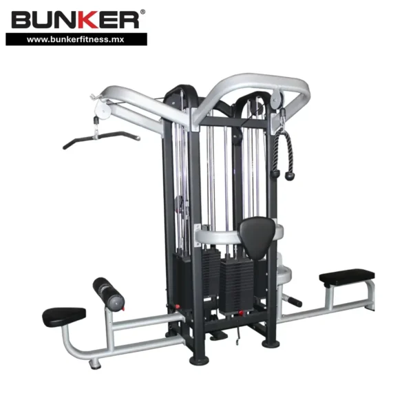 jungla 4 estaciones hs bunker fitness Aparatos para hacer ejercicio Gimnasio en casa equipos de gimnasio