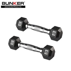 mancuernas hexagonales bunker fitness Aparatos para hacer ejercicio Gimnasio en casa equipos de gimnasio 3