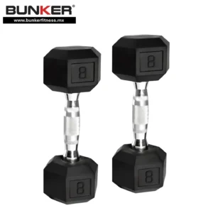 mancuernas hexagonales bunker fitness Aparatos para hacer ejercicio Gimnasio en casa equipos de gimnasio 8