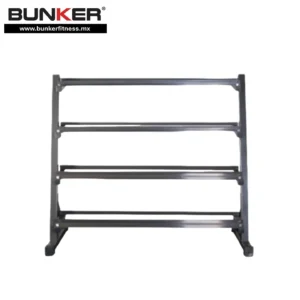 rack para mancuernas de 4 niveles bunker fitness Aparatos para hacer ejercicio Gimnasio en casa equipos de gimnasio