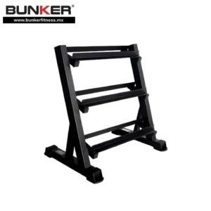 rack para mancuernas hexagonales 8 pares 3 niveles bunker fitness Aparatos para hacer ejercicio Gimnasio en casa equipos de gimnasio