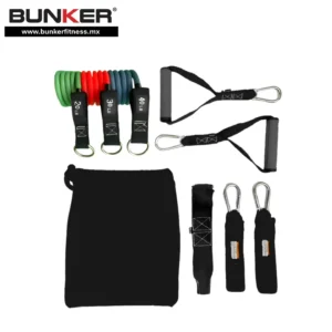 set de ligas premium correas para tobillos bunker fitness Aparatos para hacer ejercicio Gimnasio en casa equipos de gimnasio