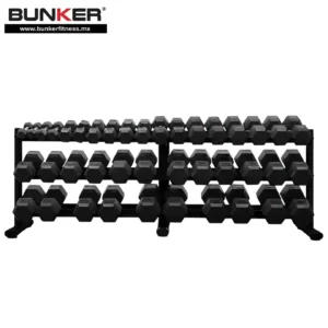 mancuernas hexagonales bunker fitness Aparatos para hacer ejercicio Gimnasio en casa equipos de gimnasio 05 a 100 libras