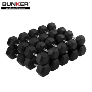 mancuernas hexagonales bunker fitness Aparatos para hacer ejercicio Gimnasio en casa equipos de gimnasio 55 a 100 libras