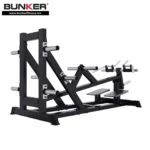Máquina standing T-bar row de peso libre