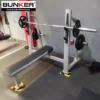 banca para entrenamiento plana con rack bunker fitness Aparatos para hacer ejercicio Gimnasio en casa equipos de gimnasio real