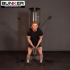crossover peso integrado bunker fitness Aparatos para hacer ejercicio Gimnasio en casa equipos de gimnasio real 5