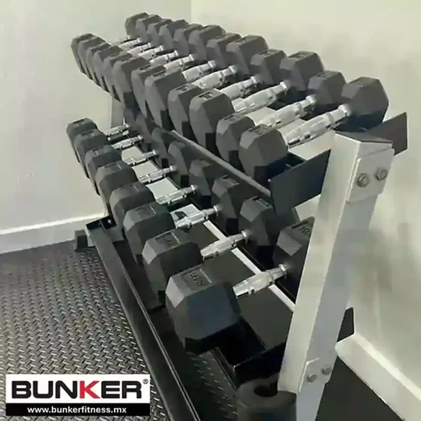 mancuernas hexagonales bunker fitness Aparatos para hacer ejercicio Gimnasio en casa equipos de gimnasio real 325