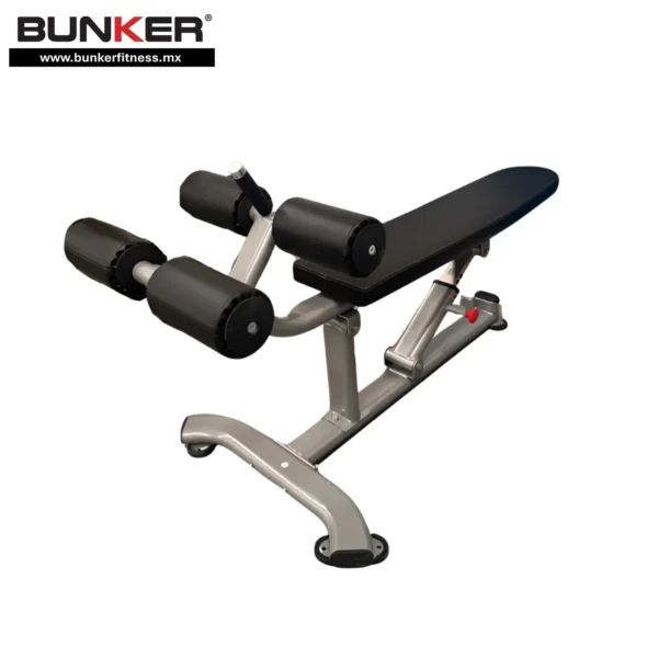 banca de abdominales ajustable bunker fitness Aparatos para hacer ejercicio Gimnasio en casa 1