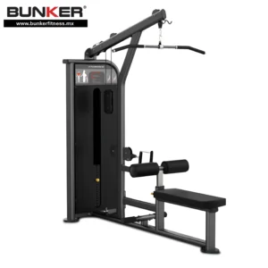 jalon de espalda y remo peso integrado ik bunker fitness Aparatos para hacer ejercicio Gimnasio en casa