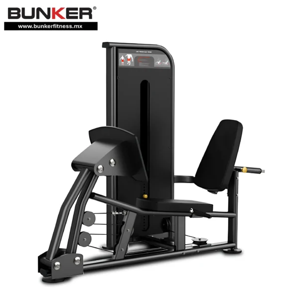 prensa de pierna de peso integrado ik bunker fitness Aparatos para hacer ejercicio Gimnasio en casa