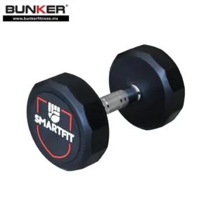 mancuernas semiredondas caucho bunker fitness Aparatos para hacer ejercicio Gimnasio en casa