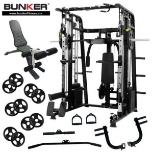 paquetes gym black smith machine todo en uno bunker fitness Aparatos para hacer ejercicio Gimnasio en casa 3