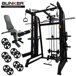 paquetes gym lite smith machine todo en uno bunker fitness Aparatos para hacer ejercicio Gimnasio en casa 3
