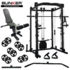 paquetes gym power smith machine todo en uno bunker fitness Aparatos para hacer ejercicio Gimnasio en casa 3