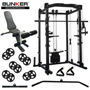 paquetes gym power smith machine todo en uno bunker fitness Aparatos para hacer ejercicio Gimnasio en casa 3