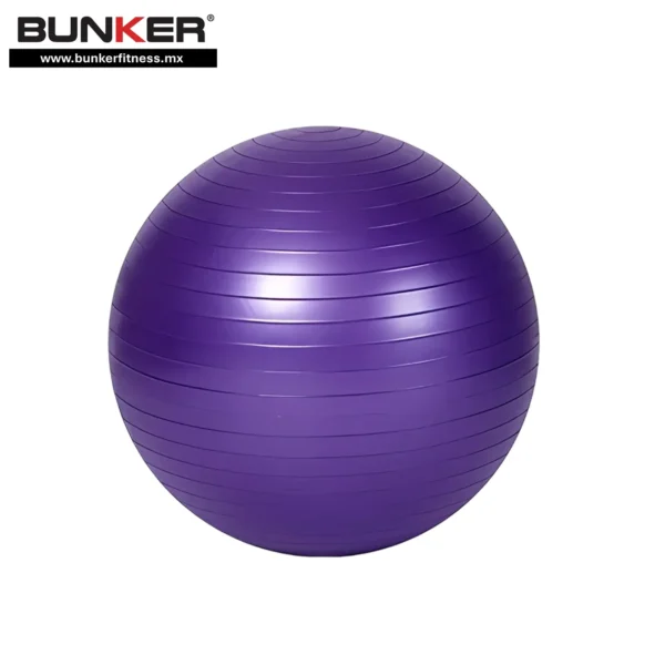 pelota de yoga ejercicio morada bunker fitness Aparatos para hacer ejercicio Gimnasio en casa