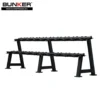 rack de niveles para mancuernas bunker fitness Aparatos para hacer ejercicio Gimnasio en casa
