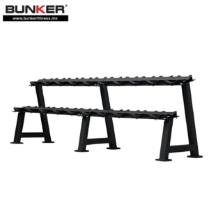 rack de niveles para mancuernas bunker fitness Aparatos para hacer ejercicio Gimnasio en casa