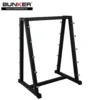 rack para barras de peso integrado bunker fitness Aparatos para hacer ejercicio Gimnasio en casa