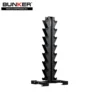 rack vertical para mancuernas bunker fitness Aparatos para hacer ejercicio Gimnasio en casa