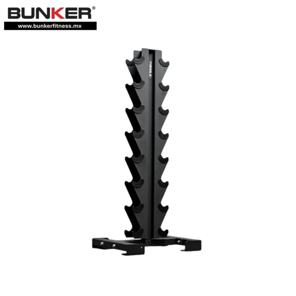 rack vertical para mancuernas bunker fitness Aparatos para hacer ejercicio Gimnasio en casa