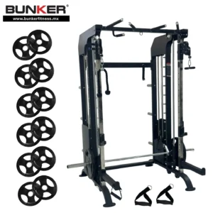 gladiador cross smith bunker fitness Aparatos para hacer ejercicio Gimnasio en casa p2