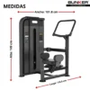 aparato de torso rotatorio con peso integrado bunker fitness Aparatos para hacer ejercicio medidas
