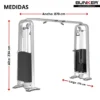 cable crossover largo bunker fitness Aparatos para hacer ejercicio Gimnasio en casa equipos de gym med