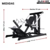 incline row peso libre bunker fitness aparatos para hacer ejercicio gimnasio en casa equipos de gimnasio medi