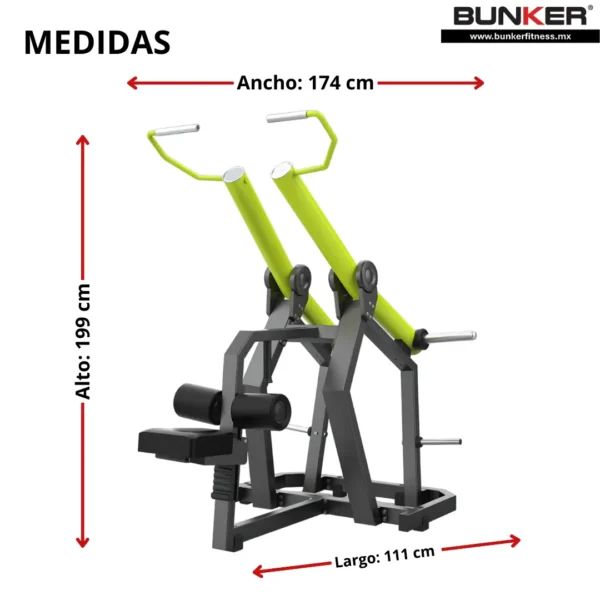 jalon de espalda peso libre bunker fitness aparatos para hacer ejercicio gimnasio en casa equipos de gimnasio