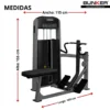 maquina de remo g8 bunker fitness Aparatos para hacer ejercicio Gimnasio en casa medidas