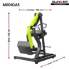 patada de gluteo peso libre bunker fitness aparatos para hacer ejercicio gimnasio en casa equipos de gimnasio