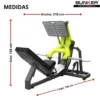 prensa de pierna peso libre bunker fitness aparatos para hacer ejercicio gimnasio en casa equipos de gimnasio